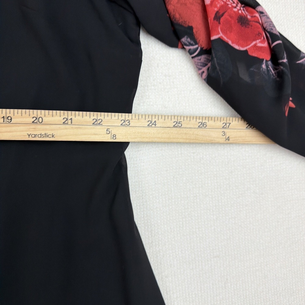 Grace Karin Floral Bell Sleeve Sheath Dress Size 3XL Lined Formal NWT Elegant - Picture 5 of 15